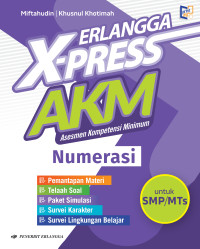 Image of Erlangga x-press AKM SMP/MTs numerasi